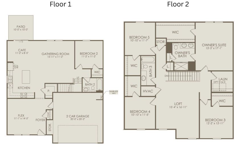 Floor Plan Level 1 & Level 2