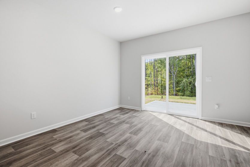 Starling Lot 23 - Cafe Area with Sliding Glass Doors to Outside Patio