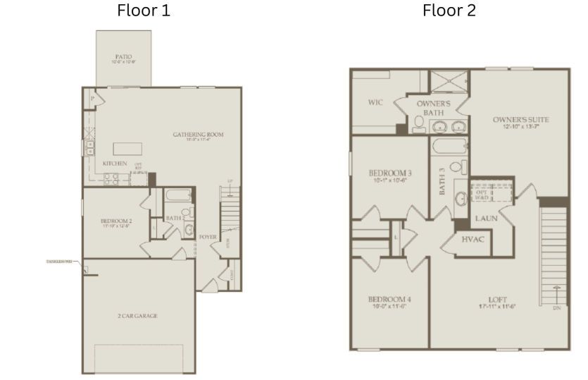 Floor Plan Level 1 & Level 2