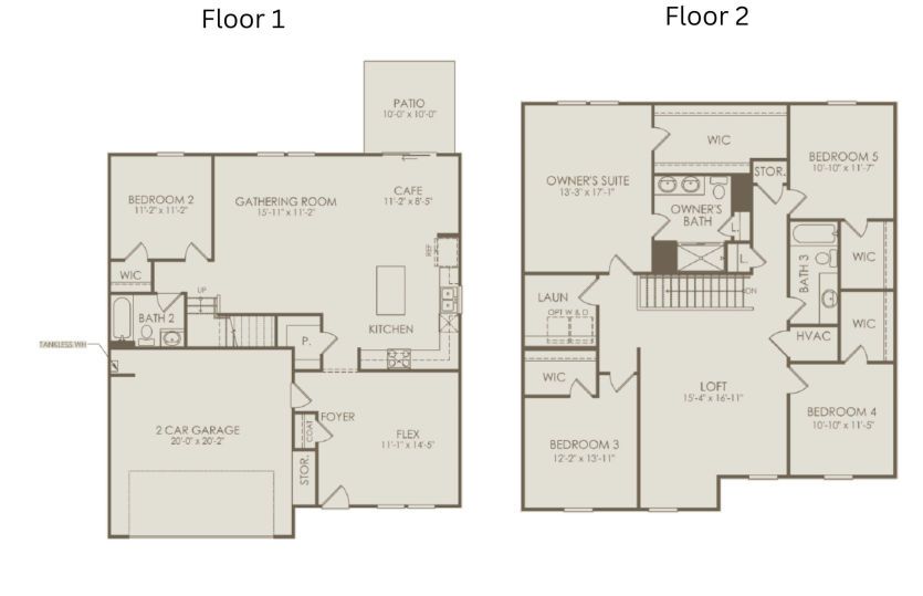 Floor Plan Level 1 & Level 2
