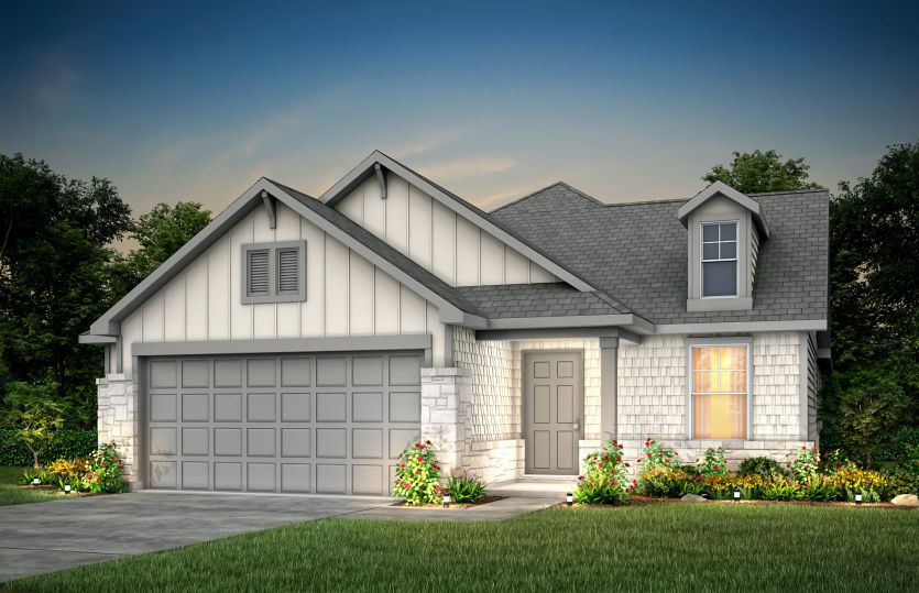 Hewitt - The Overlook at Creekside: New Braunfels, Texas - Centex Homes