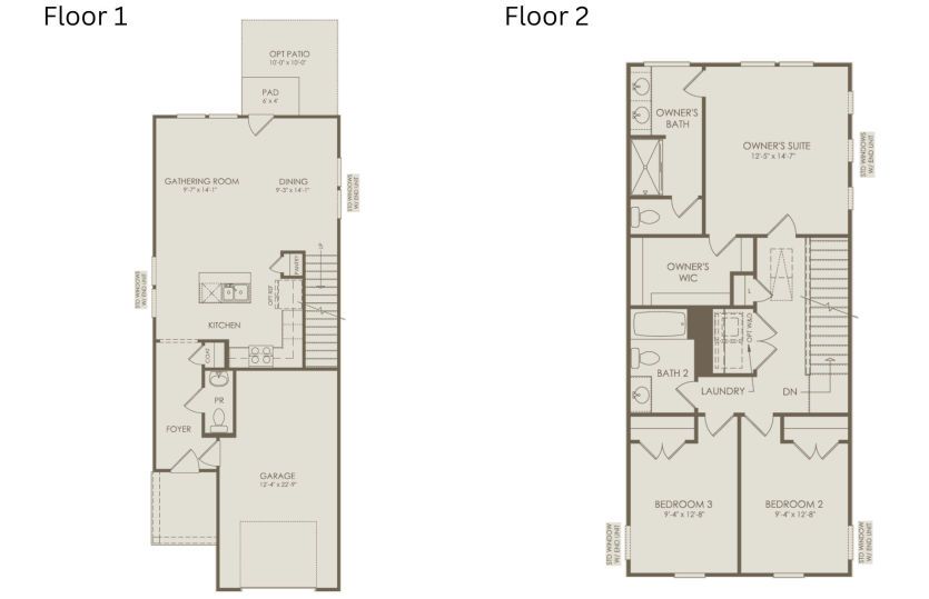 Floor Plan Level 1 & Level 2