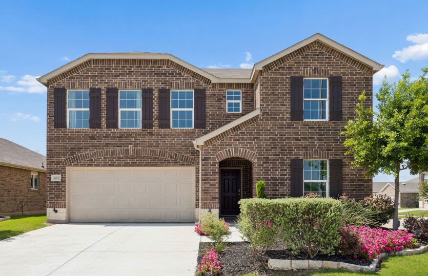 The Thomaston, a two-story home with shutters *model representation