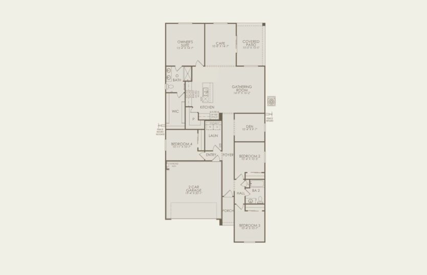 Lavender Floor Plan
