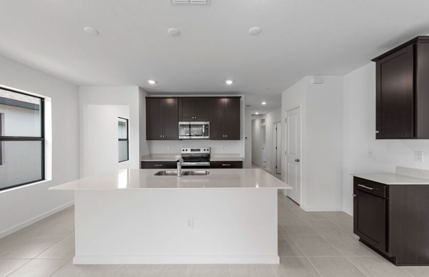 Kitchen with center island