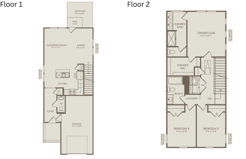 Floor Plan Level 1 & Level 2