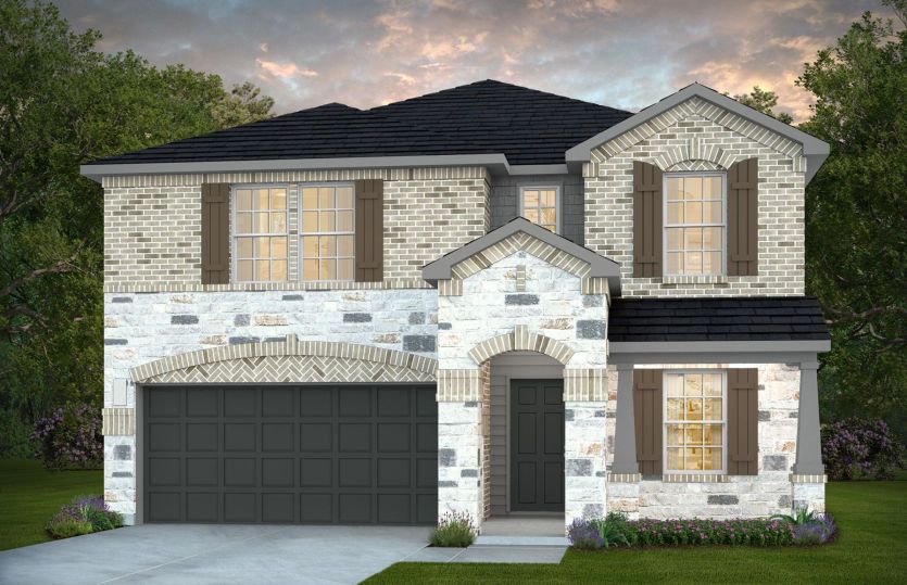 Elevation R - Exterior Color Package: Rockdale