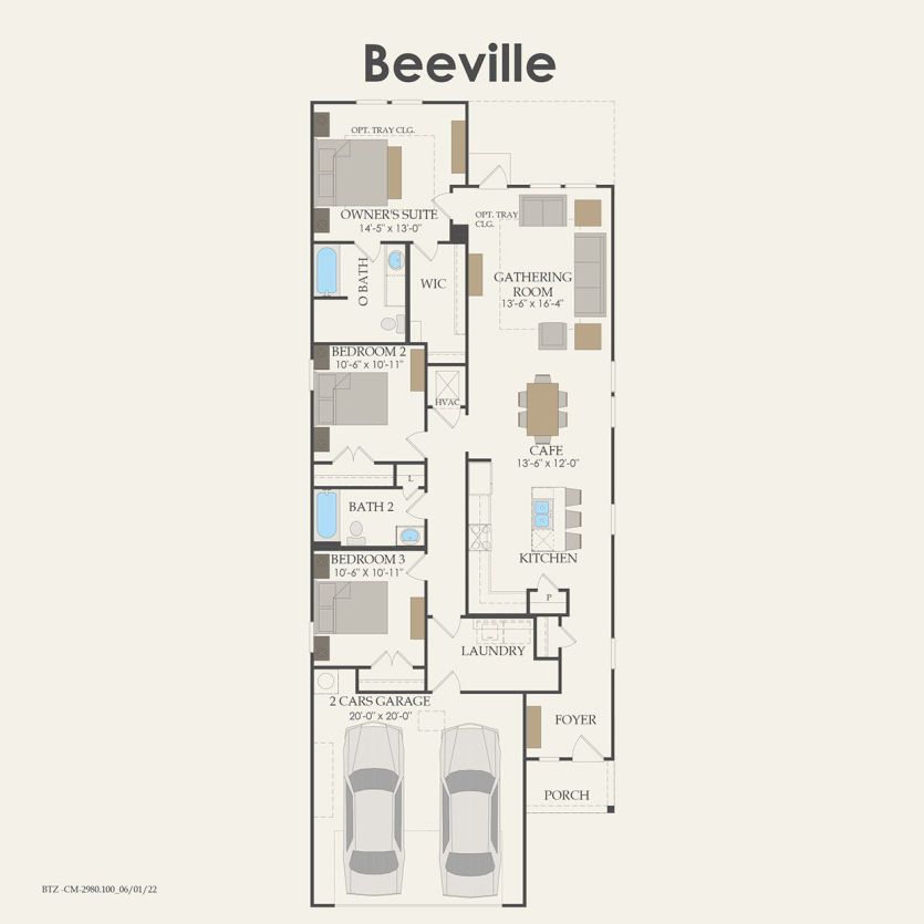 First Floor 3 br / 2 ba