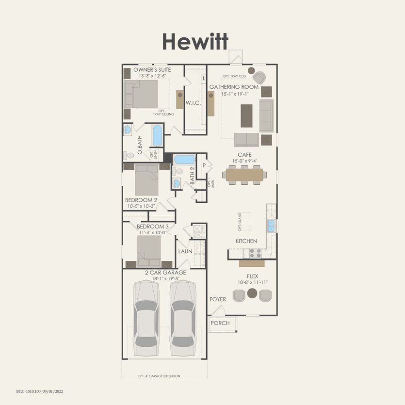 First Floor 4 br / 2 ba