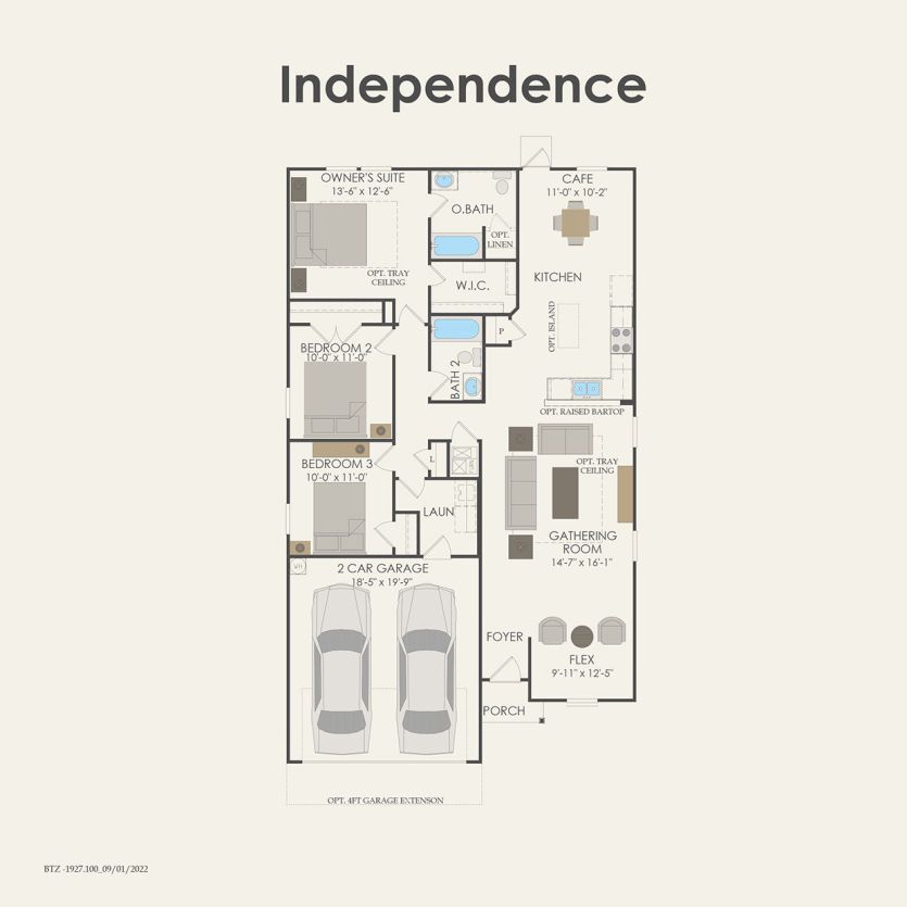 First Floor 3 br / 2 ba