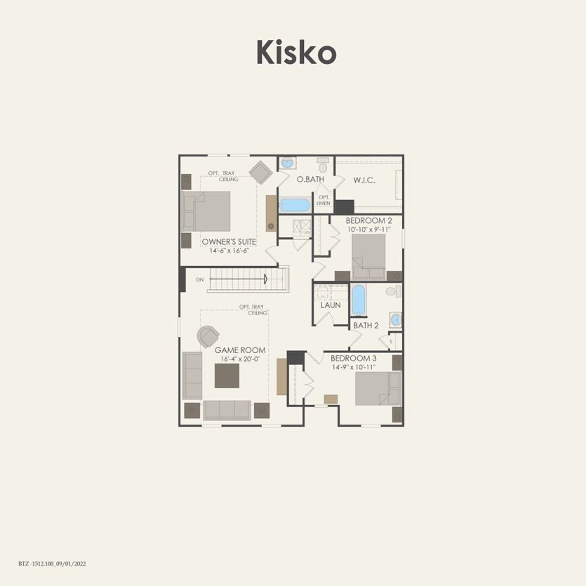Second Floor 4 br / 3 ba