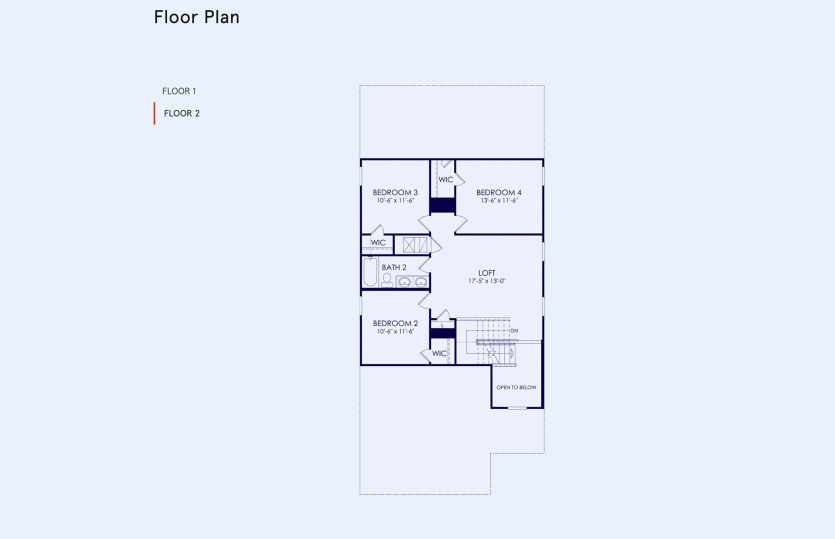 Fentress Floor Plan, Quick Move-In Home, Floor 2