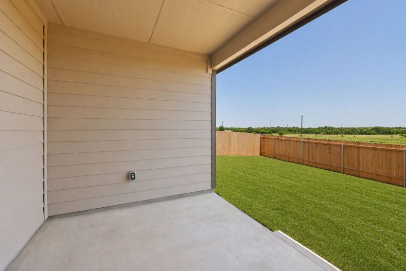 Covered Back Patio