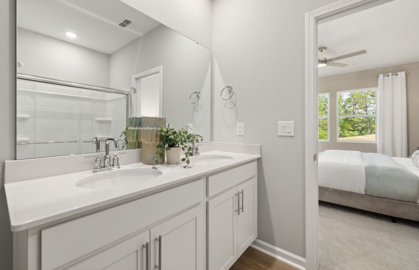 Owners Bath with Double Sinks