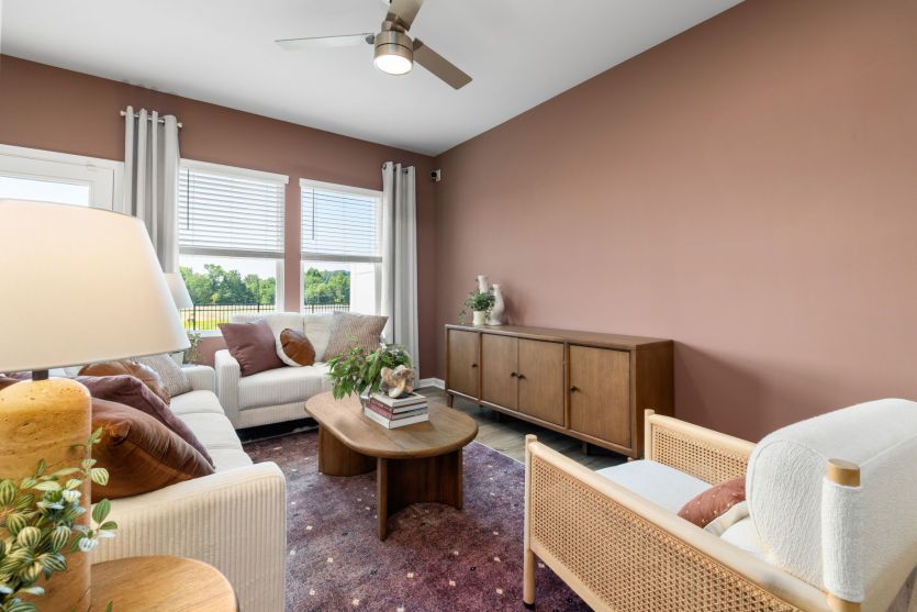 Light Filled Gathering Room - Model Representation