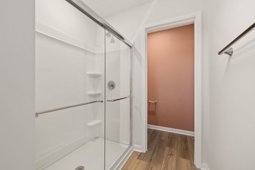 Owner's Bath with Glass Walk-In Shower - Model Representation