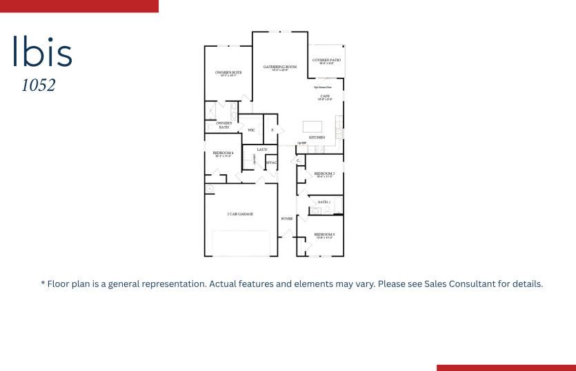 Ibis Floor Plan