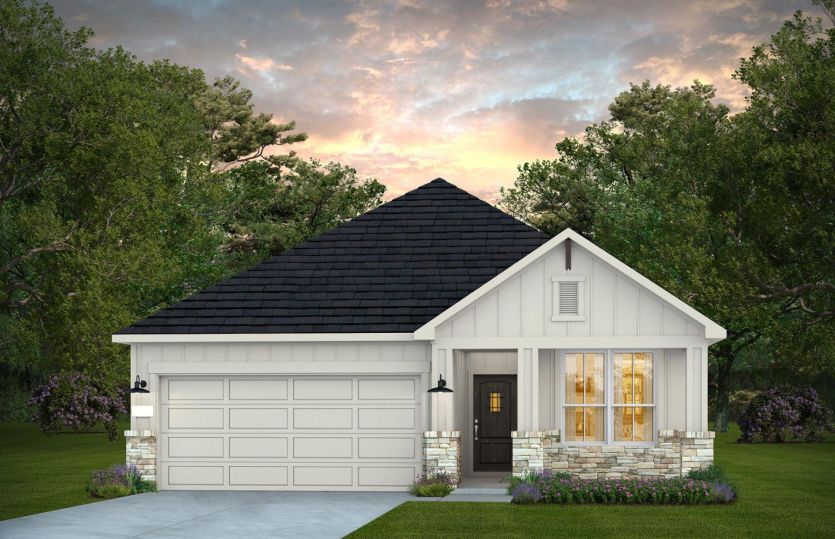 Elevation F - Exterior Color Package: Mineral Wells