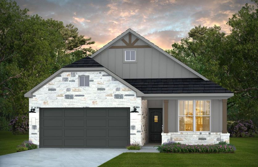 Elevation HC203 - Exterior Color Package: Rockdale
