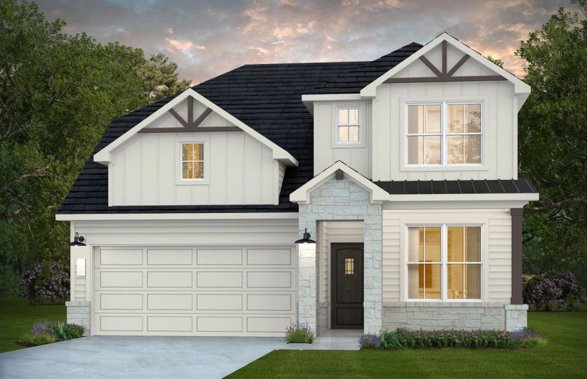 Elevation HC202 - Exterior Color Package: Mineral Wells