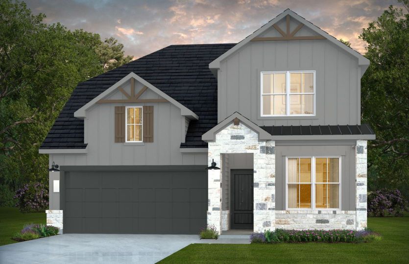 Elevation HC203 - Exterior Color Package: Rockdale