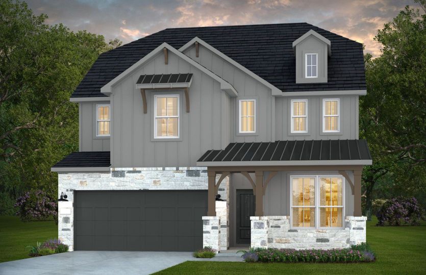 Elevation H - Exterior Color Package: Rockdale