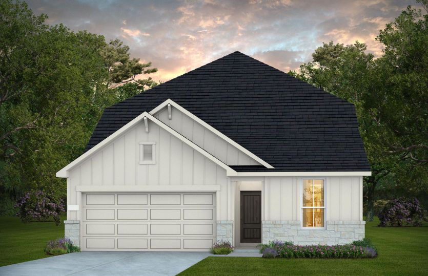Elevation F - Exterior Color Package: Mineral Wells