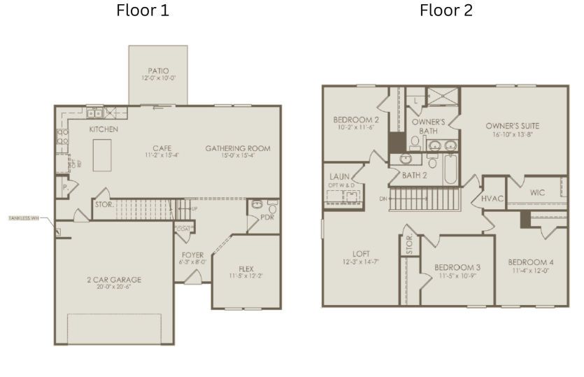 Floor Plan Level 1 & Level 2