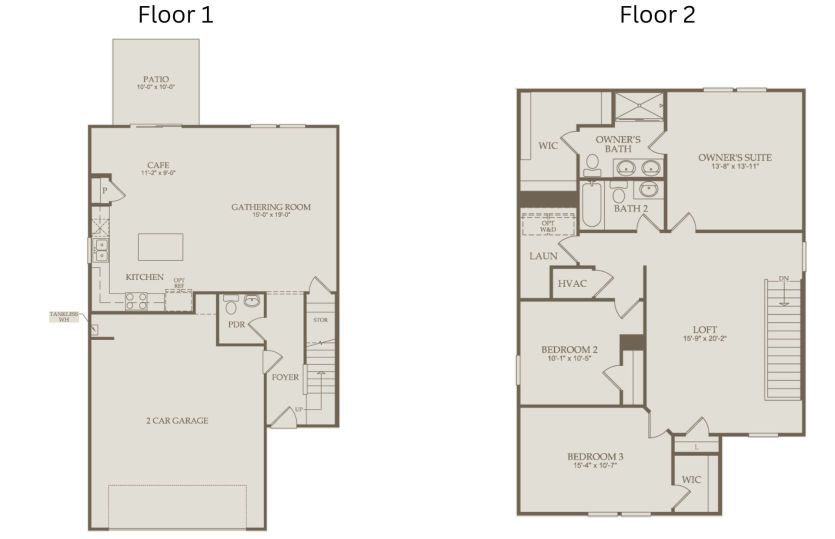 Floor Plan Level 1 & Level 2
