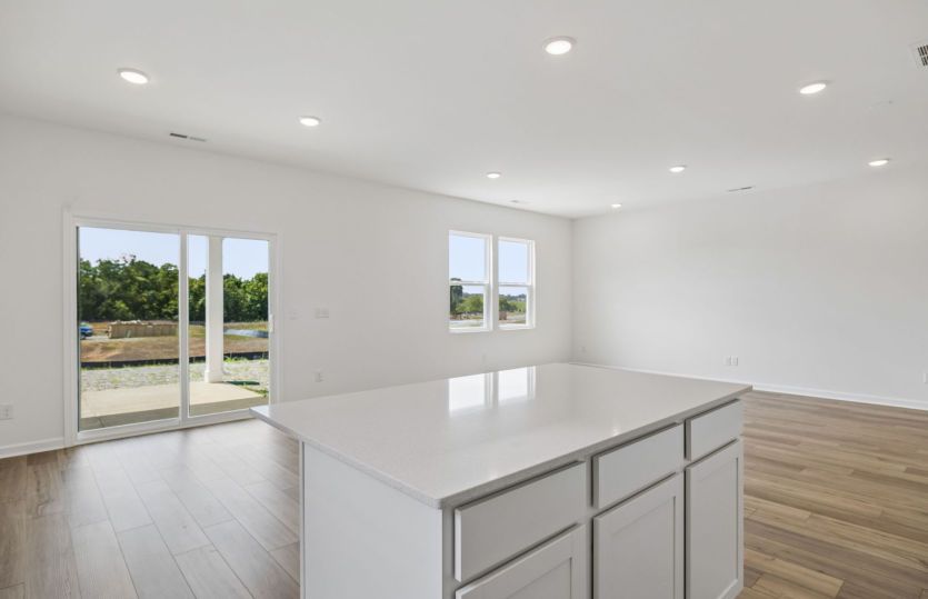 Kitchen Overlooking Gathering Room