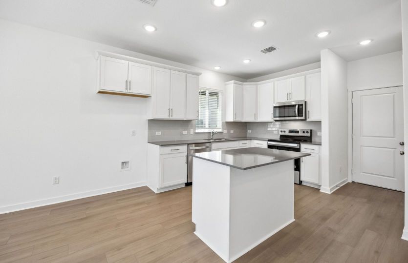 Kitchen with Stainless Steel Appliances