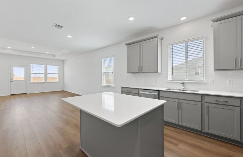 Representational Photo- Open Kitchen
