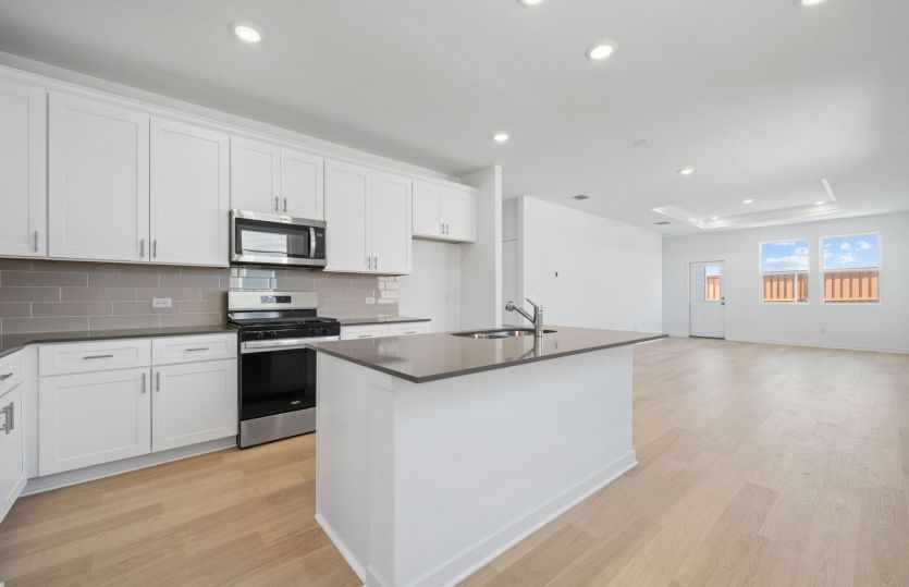 Representational Photo- Open Kitchen