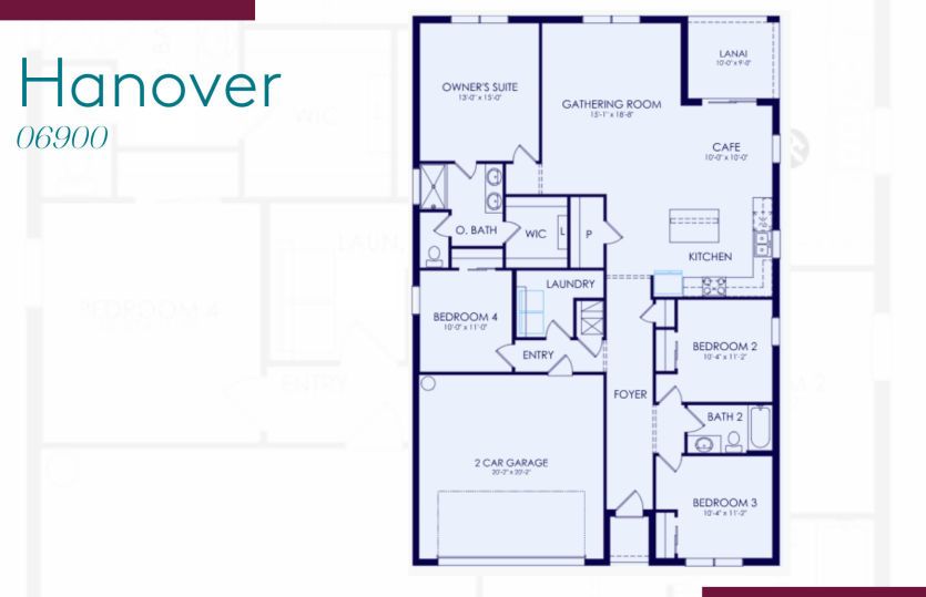 Floor plan of this home
