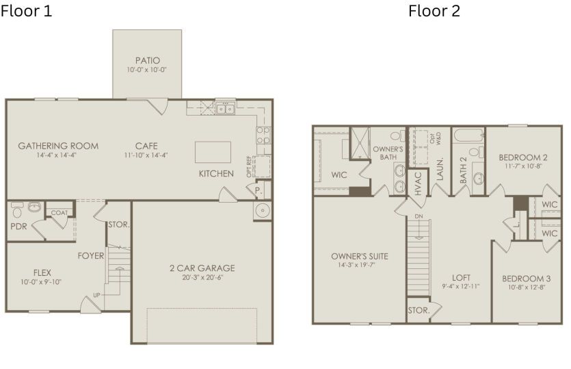 Floor Plan Level 1 & Level 2
