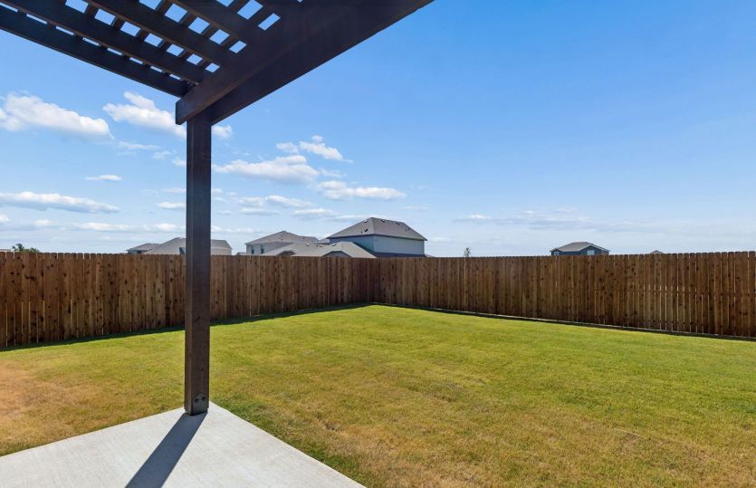 Built-in patio