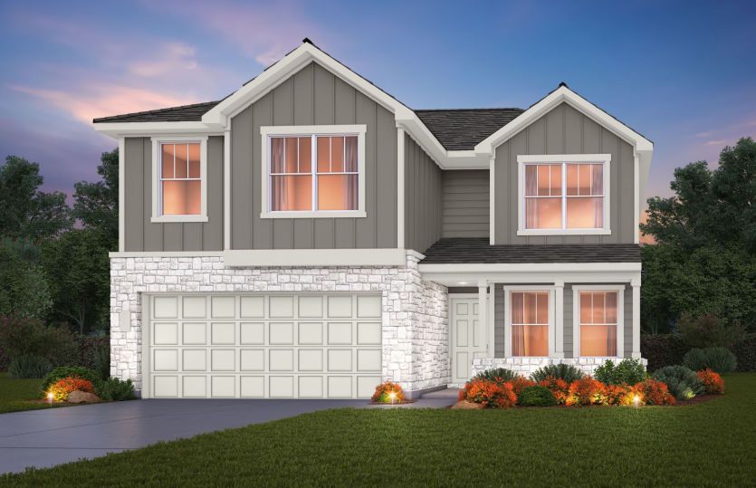 Enloe - The Overlook at Creekside: New Braunfels, Texas - Centex Homes