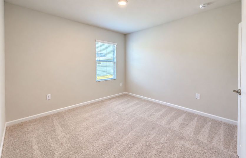 Third bedroom with flexibility to fit a variety of needs.