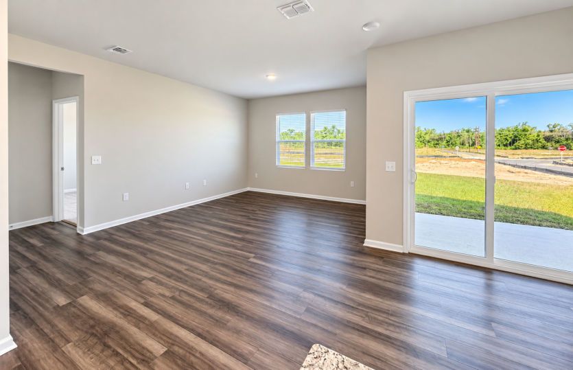 Comfortable living room with an open, airy feel.