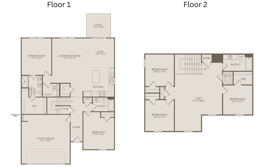 Floor Plan Level 1 & Level 2