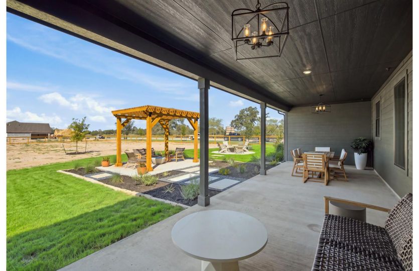 Covered Patio Made for Gathering