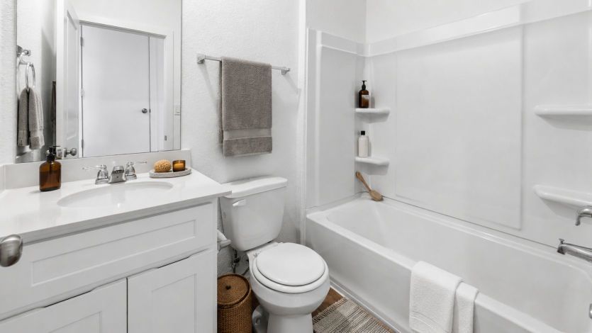 Representational Photo- Staged Secondary Bathroom