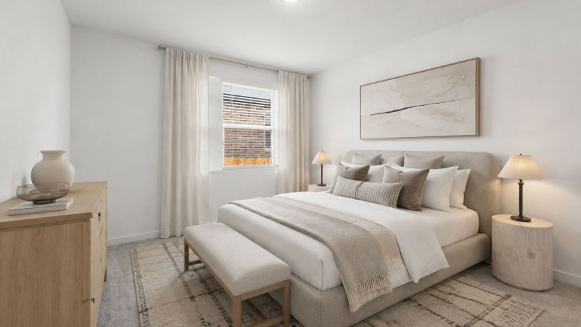 Representational Photo- Staged Secondary Bedroom