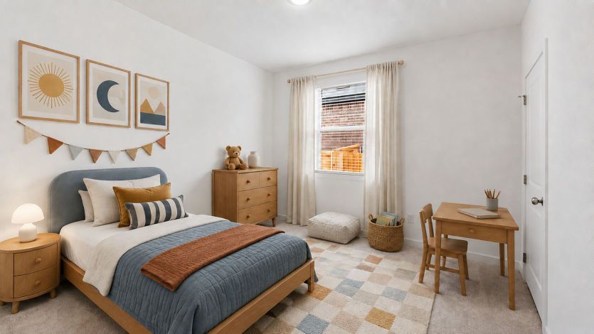 Representational Photo- Staged Secondary Bedroom