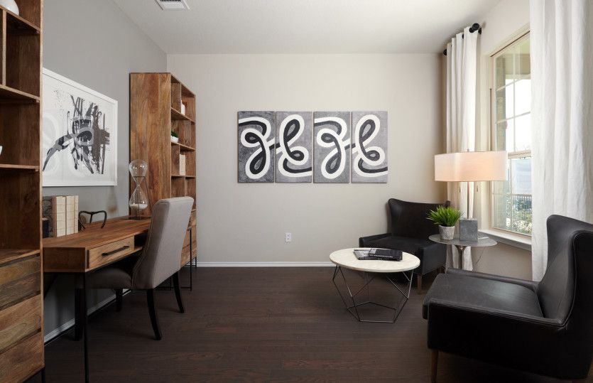 Study with french doors