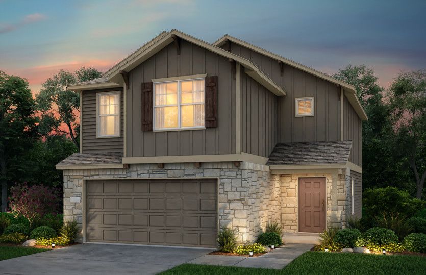 Pierce Plan at Sunfield in Buda, TX by Centex Homes