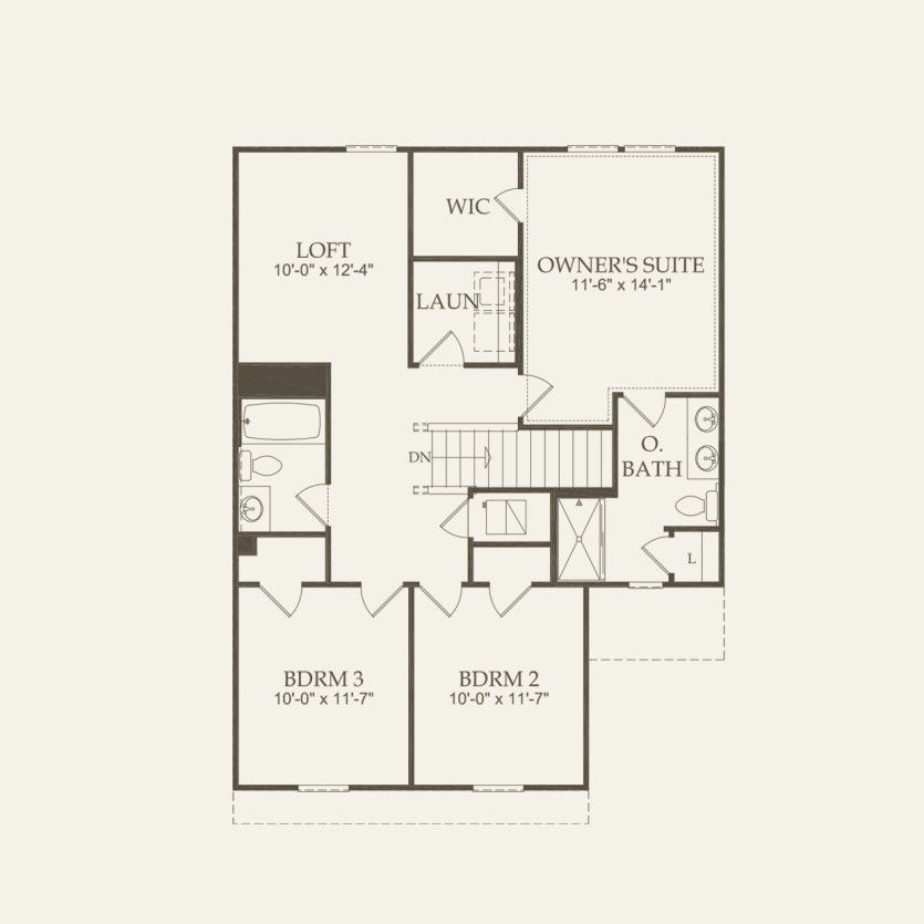 Second Floor 3 br / 2.5 ba