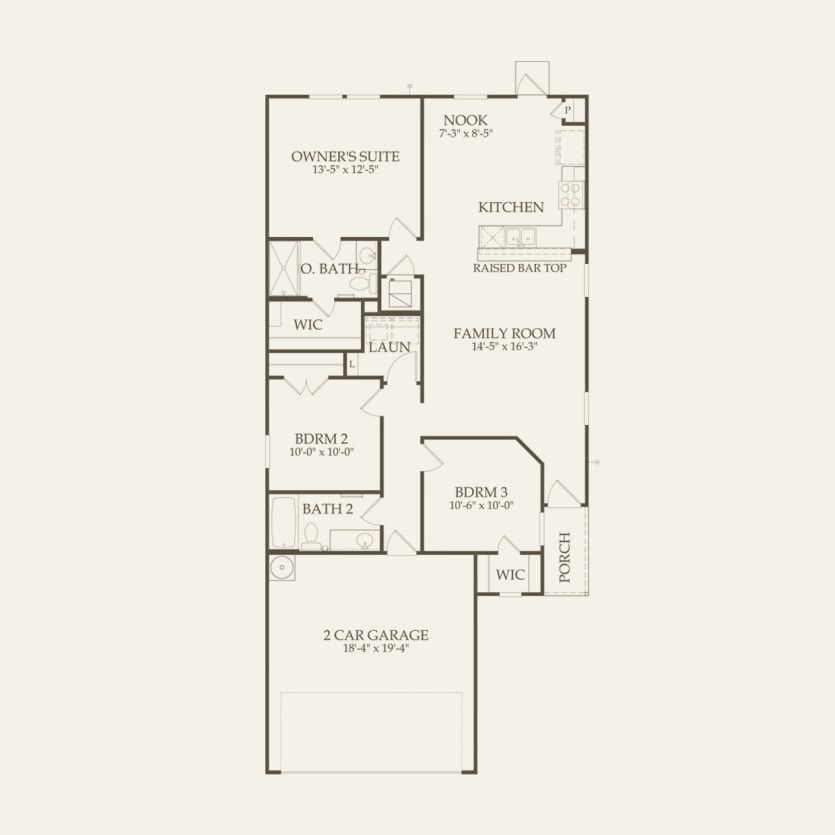 First Floor 3 br / 2 ba