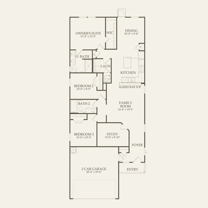 First Floor 3 br / 2 ba