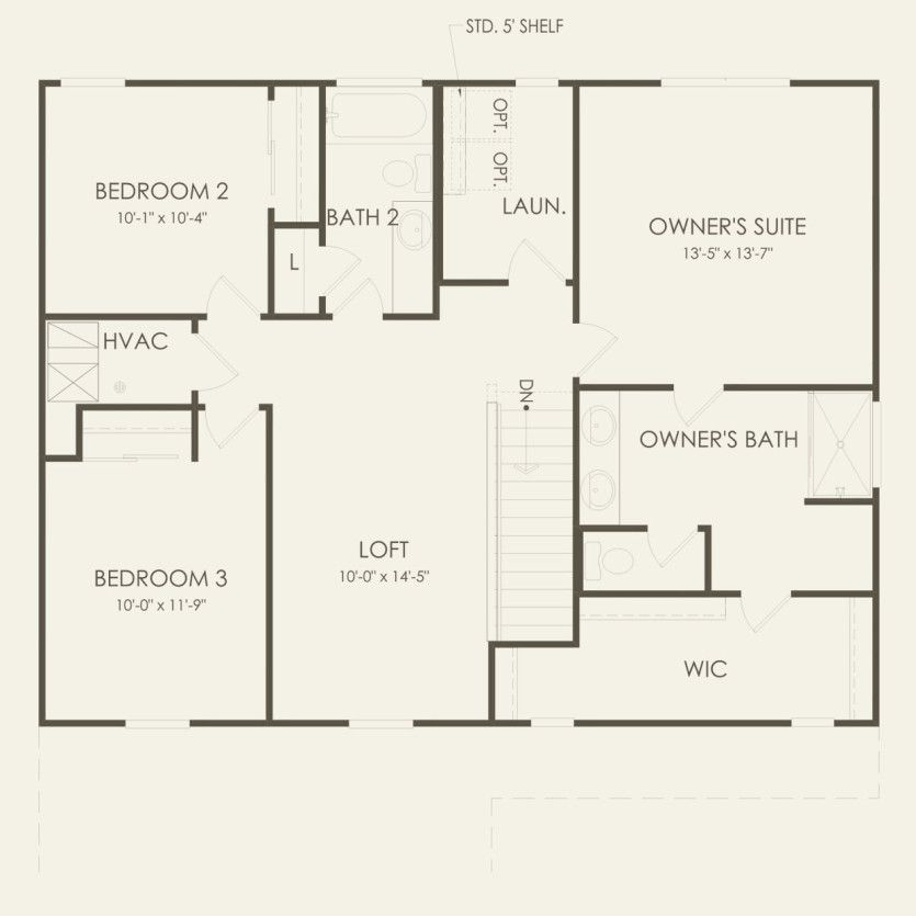 Second Floor 3 br / 2.5 ba